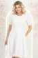 StarShinerS ivory haljina cloche do koljena tkanine 2 - StarShinerS.hr