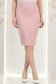 StarShinerS puder ružičasta suknja vrsta olovke do koljena tkanine 4 - StarShinerS.hr