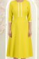 StarShinerS limetkově zelená šaty elastická látka přes koleno zvonový skleník 5 - StarShinerS.cz