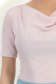 Bluza dama din lurex roz deschis cu maneca scurta mulata cu decolteu cazut - StarShinerS 4 - StarShinerS.ro