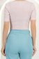 Bluza dama din lurex roz deschis cu maneca scurta mulata cu decolteu cazut - StarShinerS 6 - StarShinerS.ro