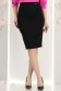 Fusta din stofa neagra tip creion cu talie inalta - StarShinerS 4 - StarShinerS.ro