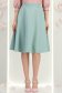 Fusta din stofa mint midi in clos cu buzunare - StarShinerS 4 - StarShinerS.ro