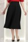 Fusta din stofa neagra midi in clos - StarShinerS 7 - StarShinerS.ro