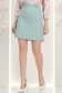 Fusta din stofa mint scurta cu un croi in A si nasturi aurii decorativi - StarShinerS 7 - StarShinerS.ro