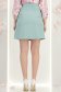 Fusta din stofa mint scurta cu un croi in A si nasturi aurii decorativi - StarShinerS 4 - StarShinerS.ro