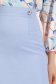 StarShinerS světle modrá sukně krátký elastická látka rozkrok a a 5 - StarShinerS.cz