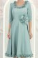 Brosa florala maxi din stofa elastica mint - StarShinerS 4 - StarShinerS.ro