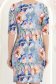 Rochie din stofa albastra scurta cu un croi drept imprimata floral - StarShinerS 6 - StarShinerS.ro