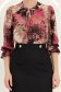 Bluza din viscoza roz cu croi larg cu volanase la maneca - StarShinerS 4 - StarShinerS.ro