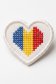 Brosa din stofa cu detalii brodate - StarShinerS 1 - StarShinerS.ro