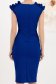 StarShinerS modrá šaty typ tužky po kolena 5 - StarShinerS.cz