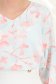 Bluza din viscoza albastra-deschis cu croi larg si imprimeu floral - StarShinerS 5 - StarShinerS.ro