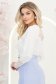 Bluza dama din viscoza alba cu un croi larg si insertii de dantela - StarShinerS 3 - StarShinerS.ro