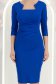 StarShinerS modrá šaty typ tužky po kolena modal 5 - StarShinerS.cz