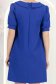 Rochie din stofa albastra scurta cu croi larg si guler - StarShinerS 6 - StarShinerS.ro