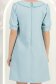 Rochie din stofa mint scurta cu croi larg si guler- StarShinerS 7 - StarShinerS.ro