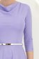 Rochie din jersey lila scurta in clos cu accesoriu tip curea - StarShinerS 4 - StarShinerS.ro