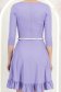 Rochie din jersey lila scurta in clos cu accesoriu tip curea - StarShinerS 6 - StarShinerS.ro