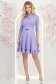 Rochie din jersey lila scurta in clos cu accesoriu tip curea - StarShinerS 3 - StarShinerS.ro