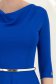 Rochie din jersey albastra scurta in clos cu accesoriu tip curea - StarShinerS 5 - StarShinerS.ro
