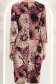 Rochie din jersey roz pana la genunchi cu un croi drept si imprimeu - StarShinerS 6 - StarShinerS.ro