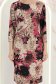Rochie din jersey roz pana la genunchi cu un croi drept si imprimeu - StarShinerS 5 - StarShinerS.ro