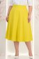 Fusta din stofa verde lime midi in clos - StarShinerS 2 - StarShinerS.ro
