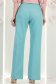 Pantaloni din stofa turcoaz lungi drepti cu buzunare laterale- StarShinerS 6 - StarShinerS.ro