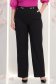 Pantaloni din stofa negri lungi drepti cu nasturi decorativi aurii- StarShinerS 1 - StarShinerS.ro