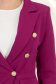 Sacou din stofa zmeura cu un croi cambrat si nasturi decorativi aurii- StarShinerS 4 - StarShinerS.ro