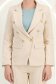 Sacou din stofa crem cu un croi cambrat si nasturi decorativi aurii- StarShinerS 5 - StarShinerS.ro
