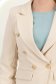 Sacou din stofa crem cu un croi cambrat si nasturi decorativi aurii- StarShinerS 4 - StarShinerS.ro