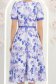 Rochie lila midi in clos cu accesoriu tip curea si brosa florala - StarShinerS 4 - StarShinerS.ro