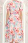 Rochie roz midi in clos cu accesoriu tip curea si brosa florala - StarShinerS 4 - StarShinerS.ro