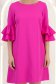 StarShinerS fuchsiová šaty široké elastická látka krátký 6 - StarShinerS.cz