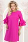 StarShinerS fuchsiová šaty široké elastická látka krátký 2 - StarShinerS.cz