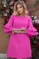 StarShinerS fuchsiová šaty široké elastická látka krátký 1 - StarShinerS.cz