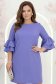 Rochie din stofa mov scurta cu croi larg si mâneci tip clopot - StarShinerS 1 - StarShinerS.ro