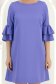 Rochie din stofa mov scurta cu croi larg si mâneci tip clopot - StarShinerS 6 - StarShinerS.ro