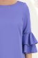 Rochie din stofa mov scurta cu croi larg si mâneci tip clopot - StarShinerS 5 - StarShinerS.ro