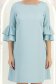 Rochie din stofa mint scurta cu croi larg si mâneci tip clopot - StarShinerS 3 - StarShinerS.ro