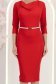 StarShinerS crven haljina vrsta olovke midi modal 6 - StarShinerS.hr