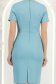 StarShinerS tyrkysová šaty typ tužky elastická látka krátký 7 - StarShinerS.cz