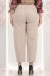 Blugi bej cu talie inalta mom fit cu accesoriu tip curea 3 - StarShinerS.ro