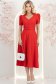 StarShinerS crven haljina cloche midi tkanine 4 - StarShinerS.hr