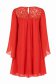 Rochie din voal si paiete rosie scurta cu croi larg- StarShinerS 5 - StarShinerS.ro