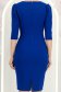 Stofa elastica rochie albastra midi tip creion - StarShinerS 6 - StarShinerS.ro