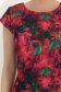 Rochie din stofa fuchsia scurta cu un croi drept si imprimeu- StarShinerS 4 - StarShinerS.ro