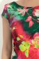 Rochie din stofa verde scurta cu un croi drept si imprimeu- StarShinerS 4 - StarShinerS.ro
